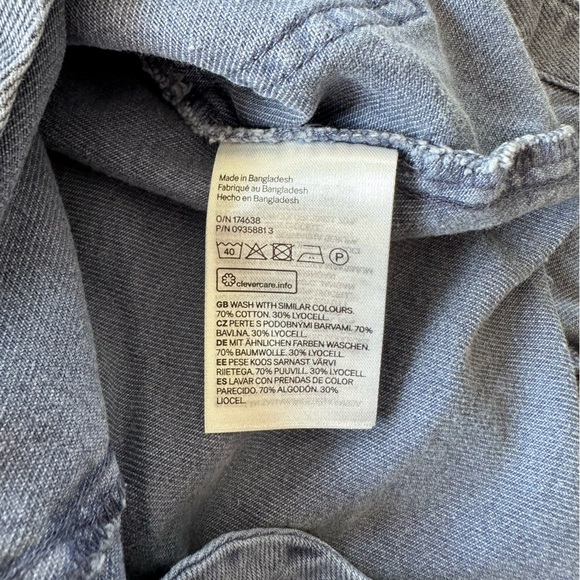 H&M Organic Cotton Lyocell Blend Overalls, size 6M (4-6M) - Picture 6 of 11